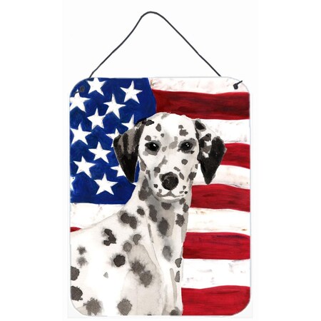 Carolines Treasures Dalmatian Patriotic Wall or Door Hanging Prints BB9380DS1216